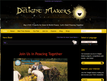 Tablet Screenshot of delightmakers.com